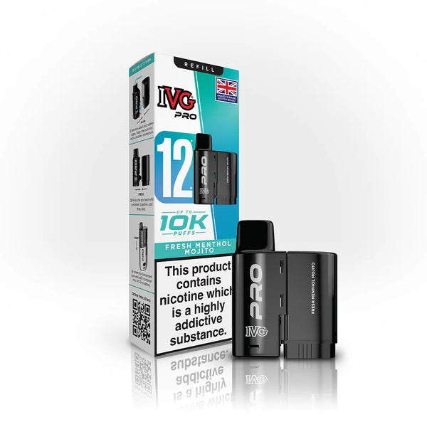 IVG PRO 12 Re-Fill Pods 10,000 Puffs