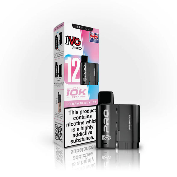 IVG PRO 12 Re-Fill Pods 10,000 Puffs