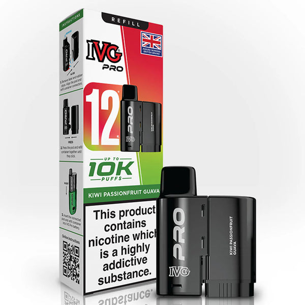 IVG PRO 12 Re-Fill Pods 10,000 Puffs