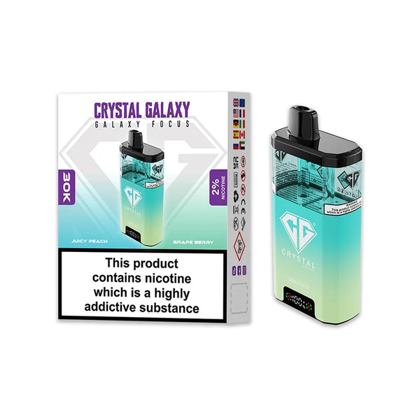 Crystal Galaxy Focus 30K Puffs Disposable Vape