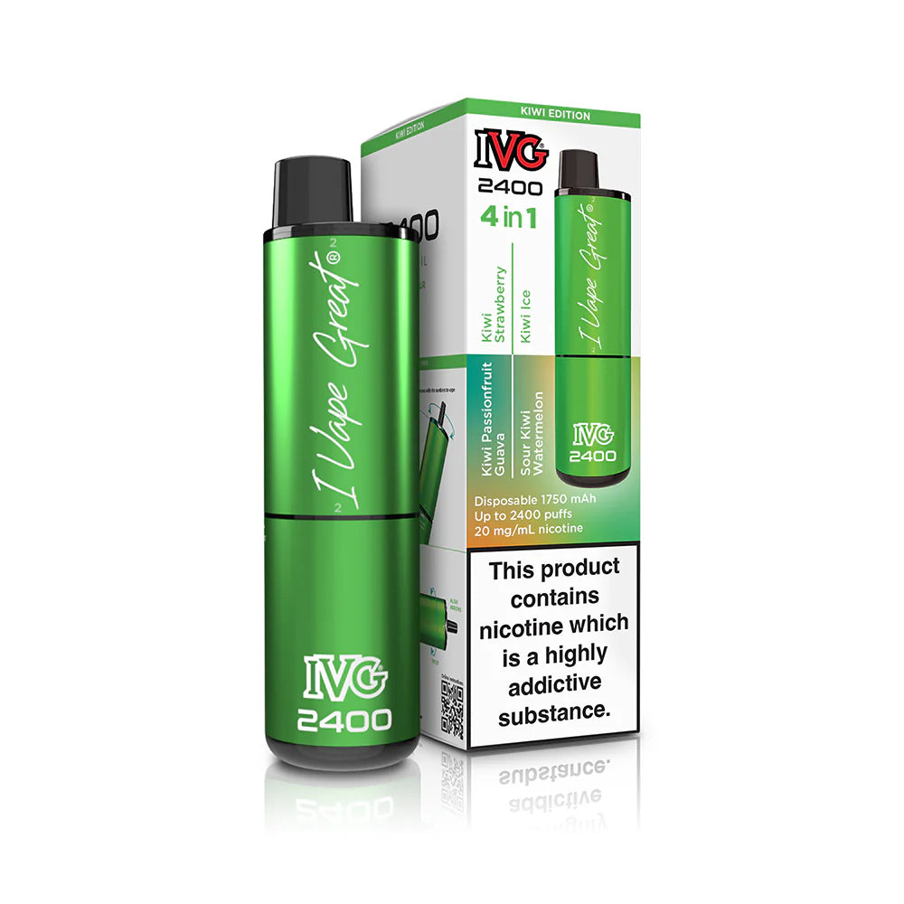 IVG 4 in 1 - 2400 Disposable Vape - 20mg