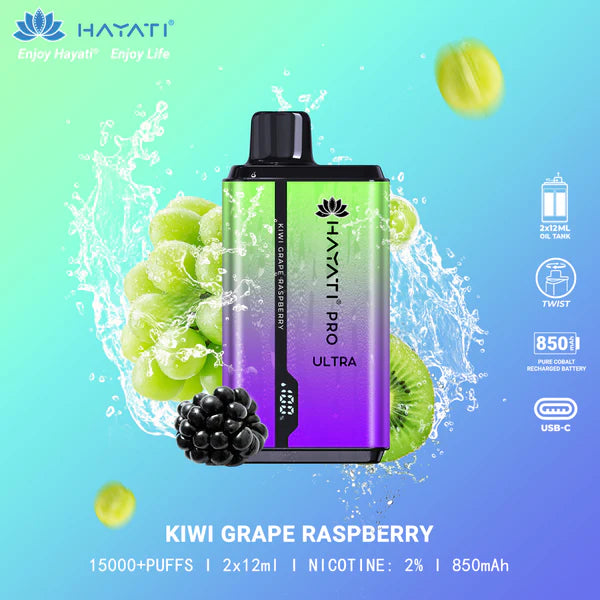 Hayati Pro ultra 15000 Disposable Vape - 20mg