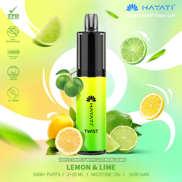 HAYATI TWIST 5000 Disposable Vape - 20mg