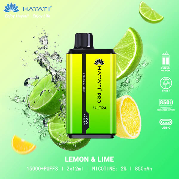 Hayati Pro ultra 15000 Disposable Vape - 20mg