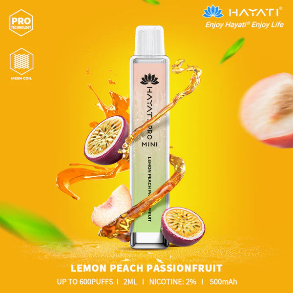 Hayati Pro Mini 600 Disposable Vape - 20mg