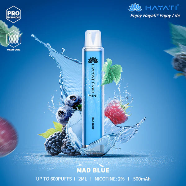 Hayati Pro Mini 600 Disposable Vape - 20mg