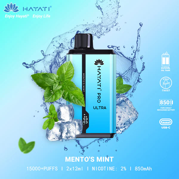 Hayati Pro ultra 15000 Disposable Vape - 20mg