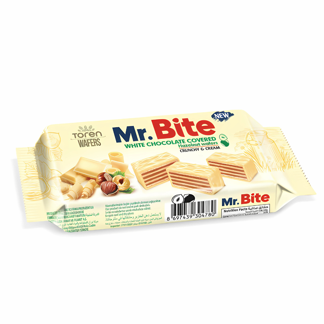 MR Bite White Chocolate Waffer