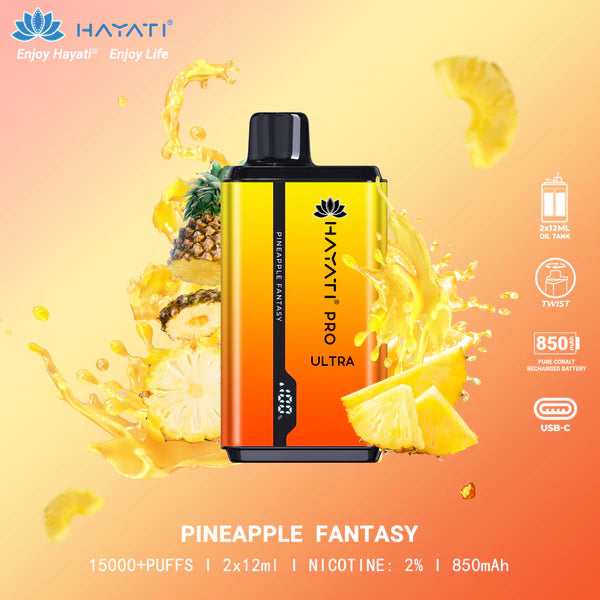 Hayati Pro ultra 15000 Disposable Vape - 20mg