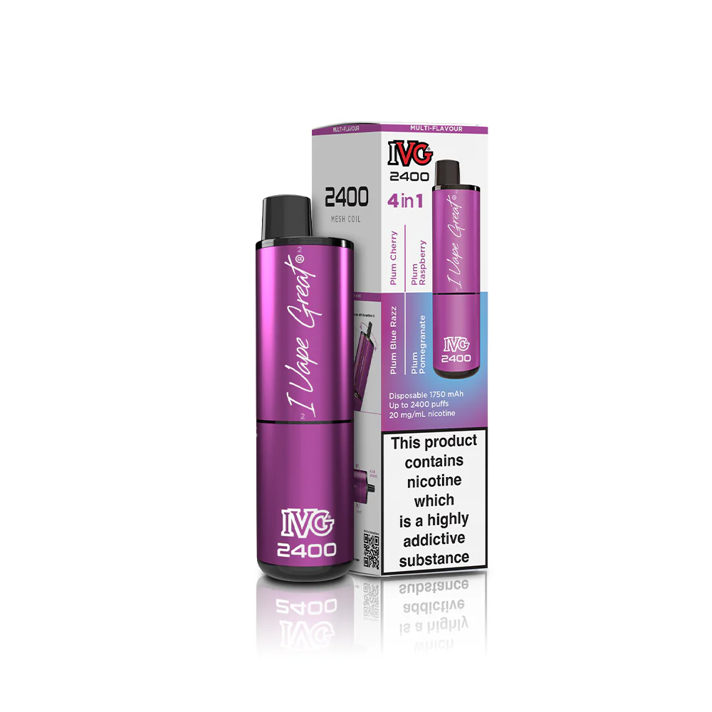 IVG 4 in 1 - 2400 Disposable Vape - 20mg