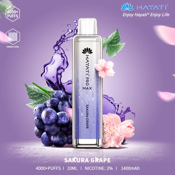 Hayati Pro Max 4000 Disposable Vape - 20mg