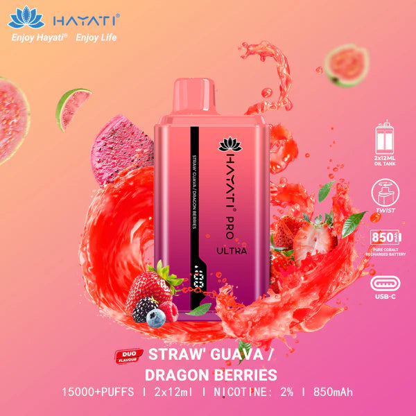 Hayati Pro ultra 15000 Disposable Vape - 20mg