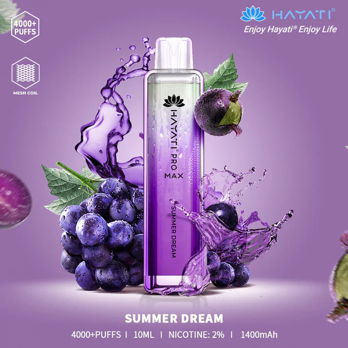 Hayati Pro Max 4000 Disposable Vape - 20mg