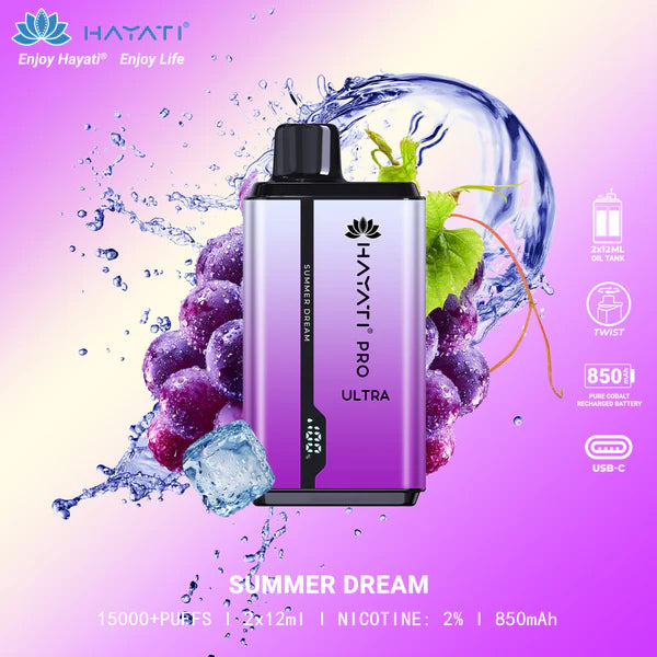 Hayati Pro ultra 15000 Disposable Vape - 20mg