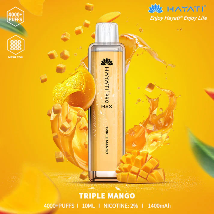 Hayati Pro Max 4000 Disposable Vape - 20mg