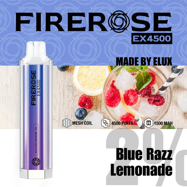 Elux FireRose Ex4500 Disposable Vape - 20mg