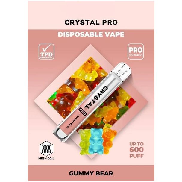 Crystal Pro Bar 600 Disposable Vape - 20mg