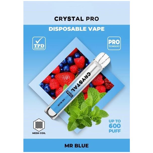 Crystal Pro Bar 600 Disposable Vape - 20mg