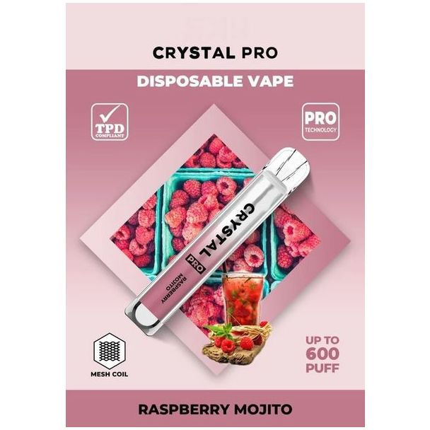 Crystal Pro Bar 600 Disposable Vape - 20mg