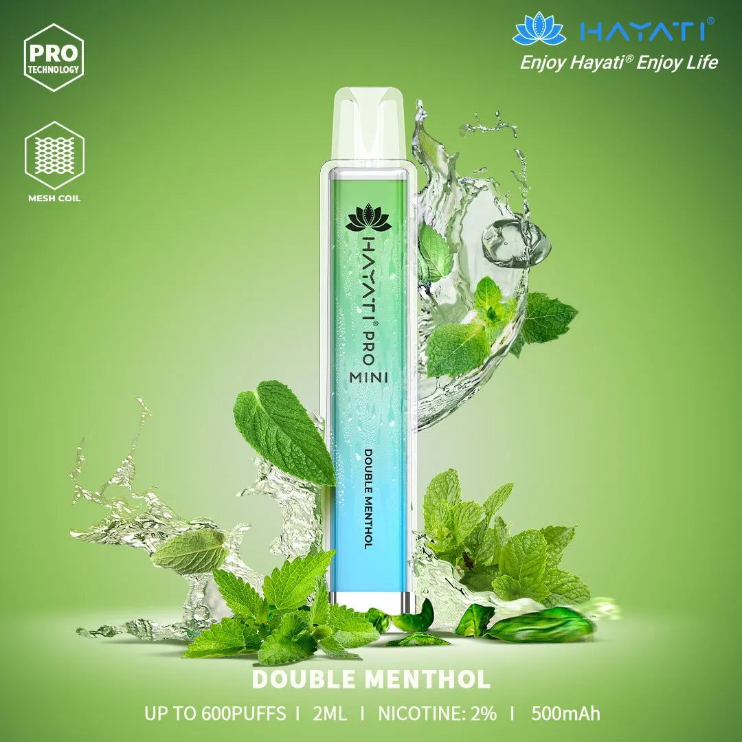 Hayati Pro Mini 600 Disposable Vape - 20mg