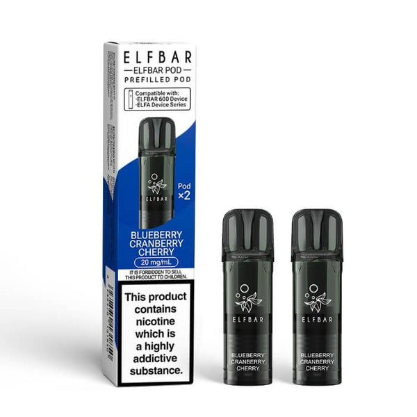 ELFBAR 600 Prefilled Replacement Pods - 2PK