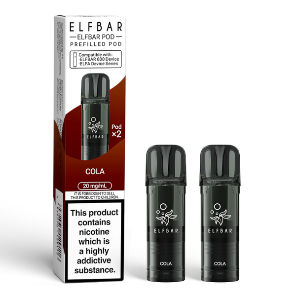 ELFBAR 600 Prefilled Replacement Pods - 2PK
