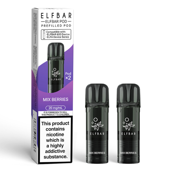 ELFBAR 600 Prefilled Replacement Pods - 2PK