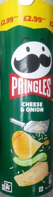 Pringles Cheese & Onion 165gPMP£2.99