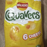 Walkers Quavers Cheese 6pk