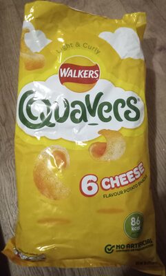 Walkers Quavers Cheese 6pk
