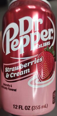 Dr Pepper Strawberry & Cream 355ml