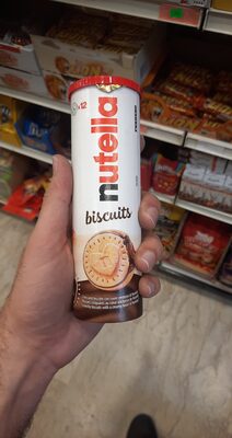 Nutella Hazelnut Chocolate Spread Filled Biscuits Tube 166g
