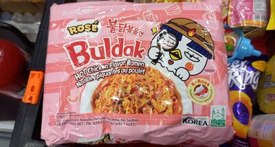 Buldak Hot Chicken Flavour Rose 5Pack 700g