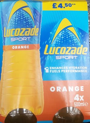 Lucozade S/P Orange 4PK PM£4.50
