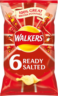 Walkers Ready Salted 6x25g