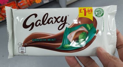 Galaxy Smooth Mint Chocolate Block Bar £1.69 PMP 110g