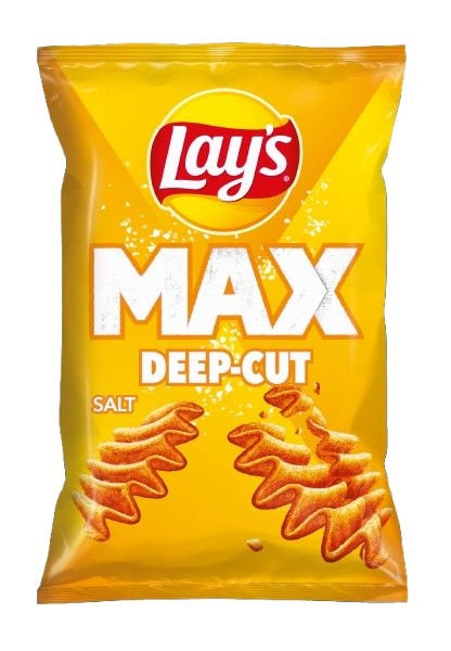 Lays Max Deep Cut Salt 120g