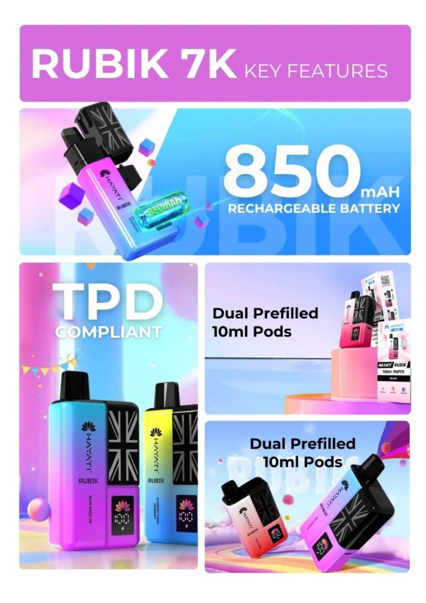Hayati Rubik 7000 Prefilled Pod Kit