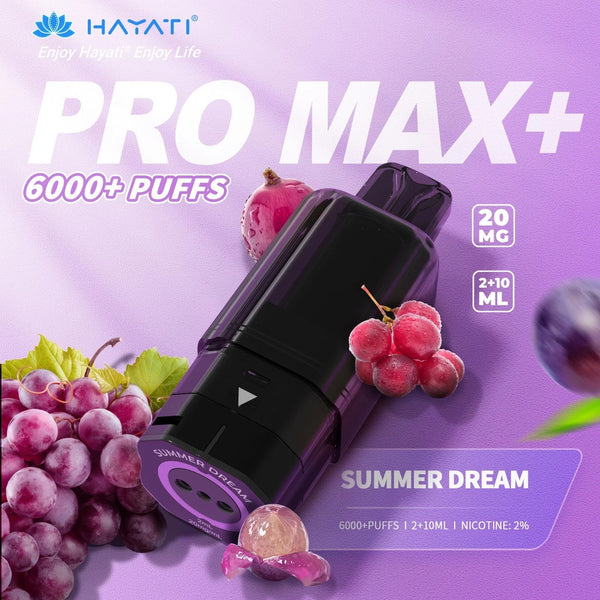 Hayati Pro Max Plus 6000 Prefilled Pods