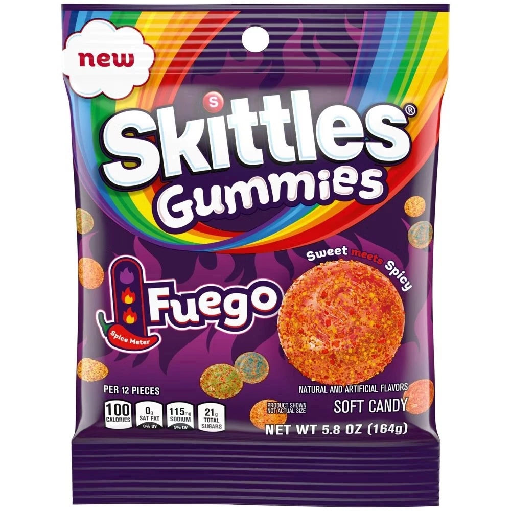 Skittles Gummies Fuego 164g