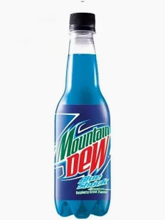 Mountain Dew Blue Shock 400ml Bottle