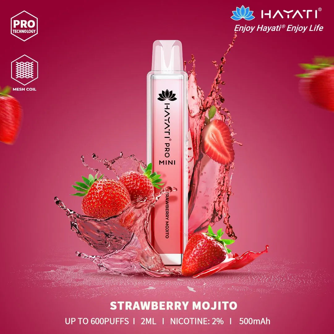 Hayati Pro Mini 600 Disposable Vape - 20mg