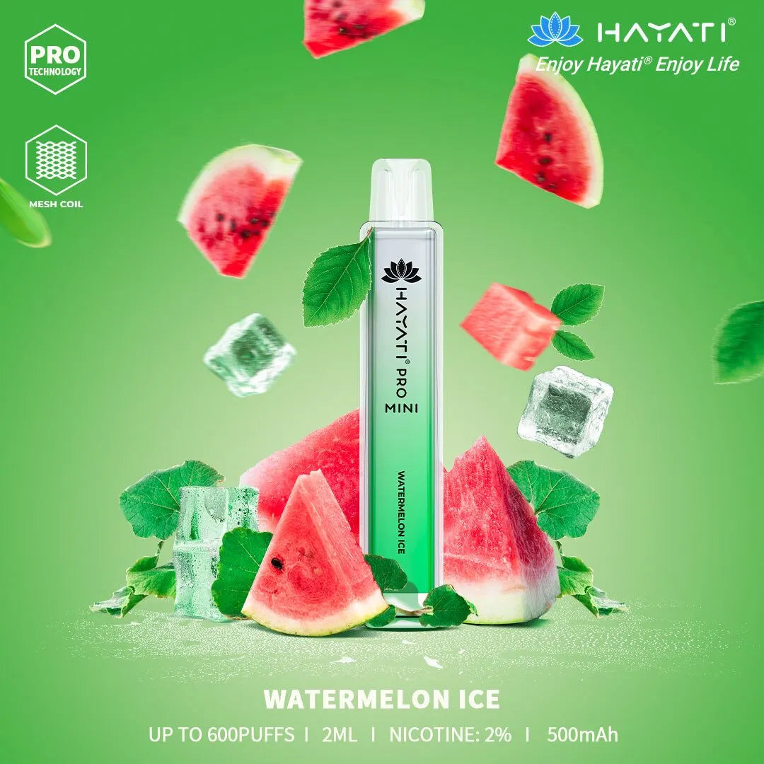 Hayati Pro Mini 600 Disposable Vape - 20mg